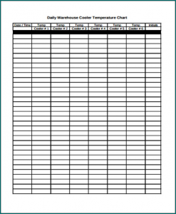 Body Temperature Tracker Template Example
