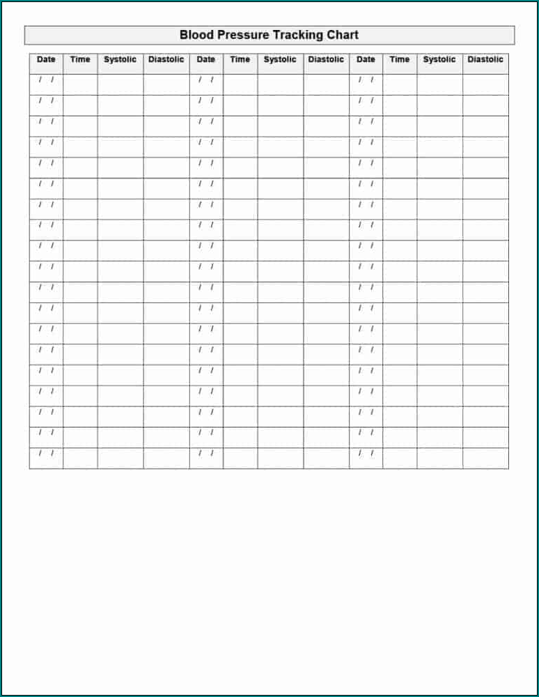 Body Temperature Tracker Template Sample