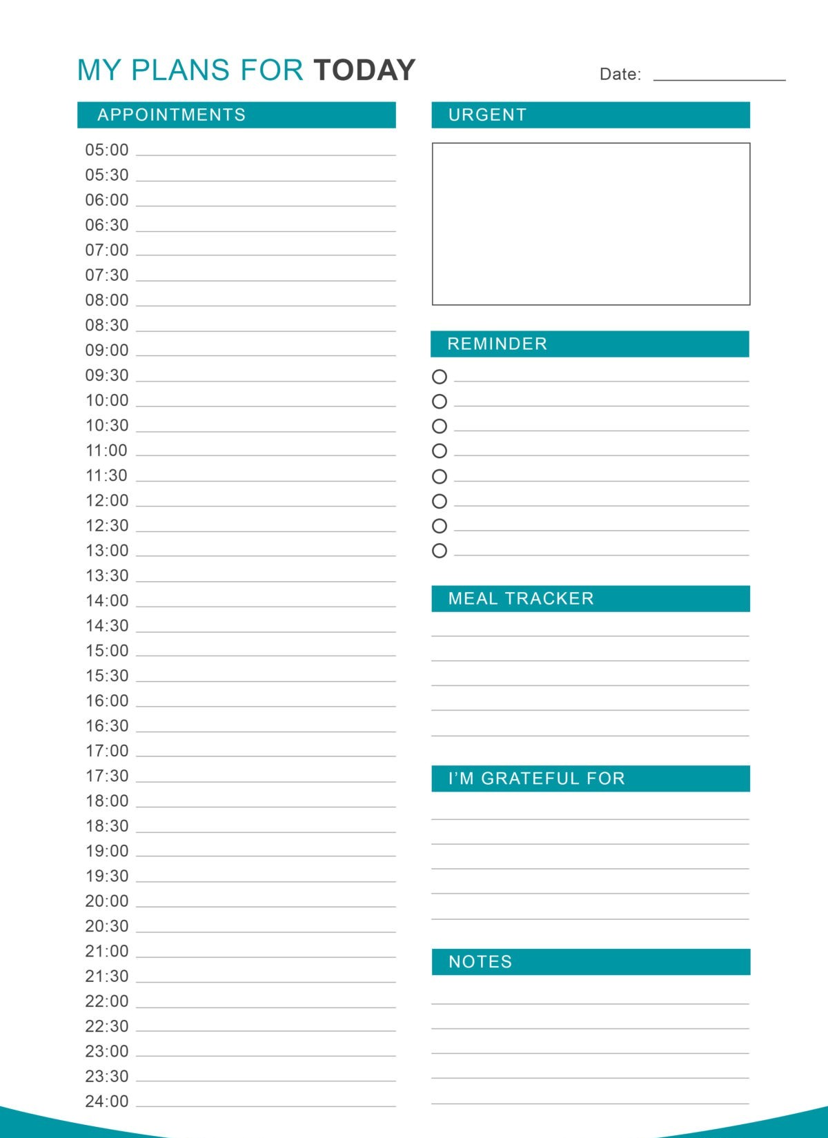 Business Planner Template Sample Business Planner Template Sample