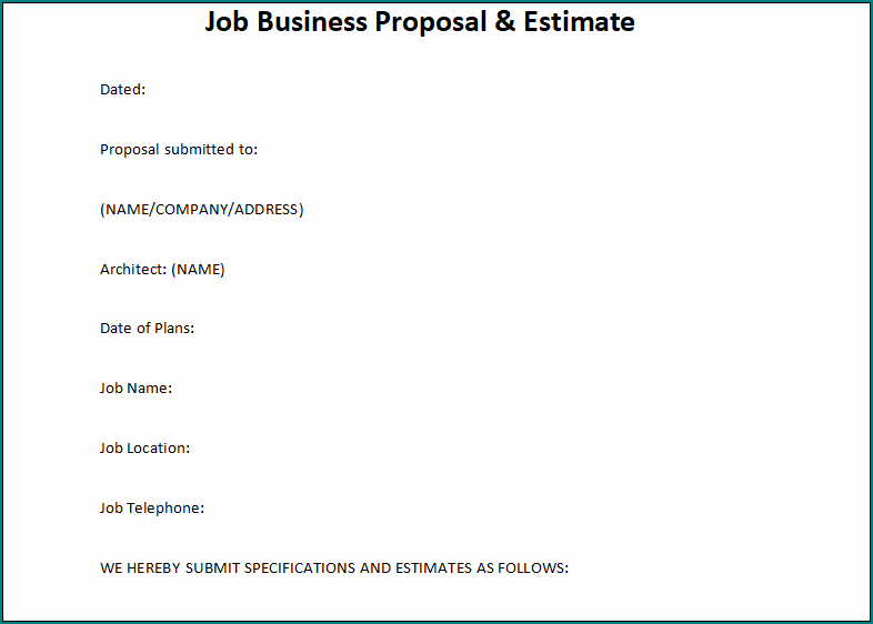 Business Proposal