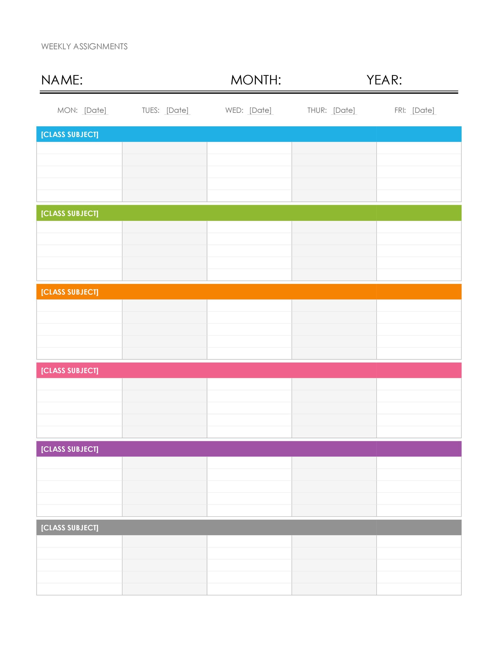 Calendar Planning Template Example Calendar Planning Template Example