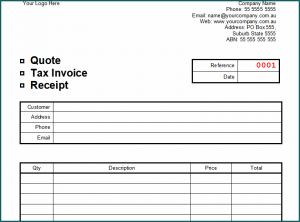 Cash Receipt Template