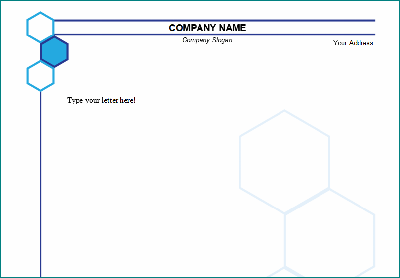 Corporate Letterhead Template