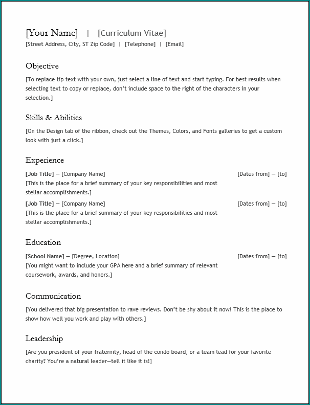 Cover Letter For Cv