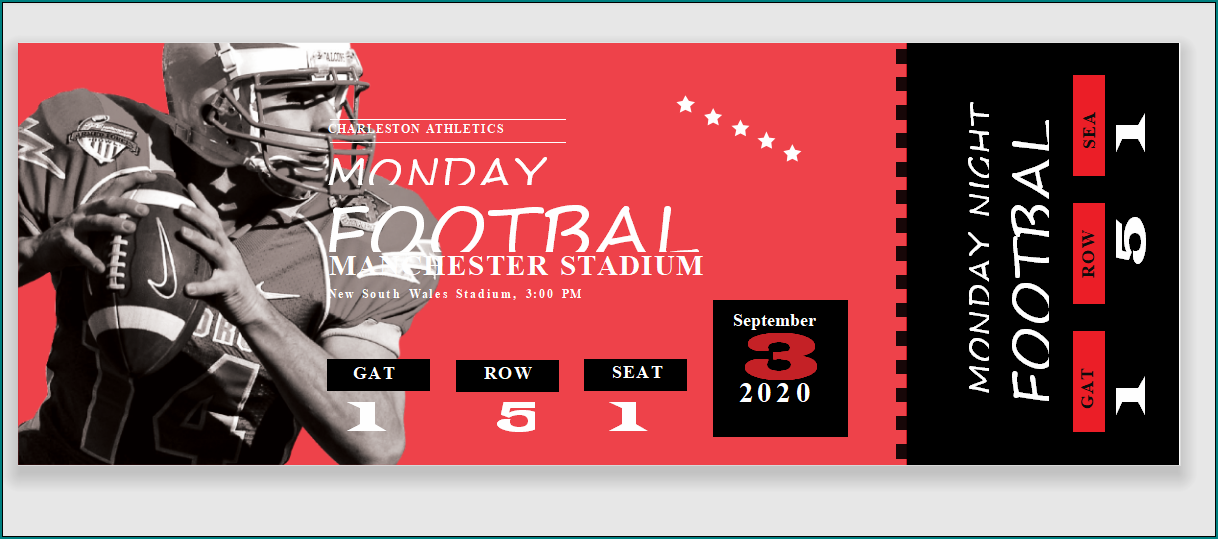 Event Ticket Template