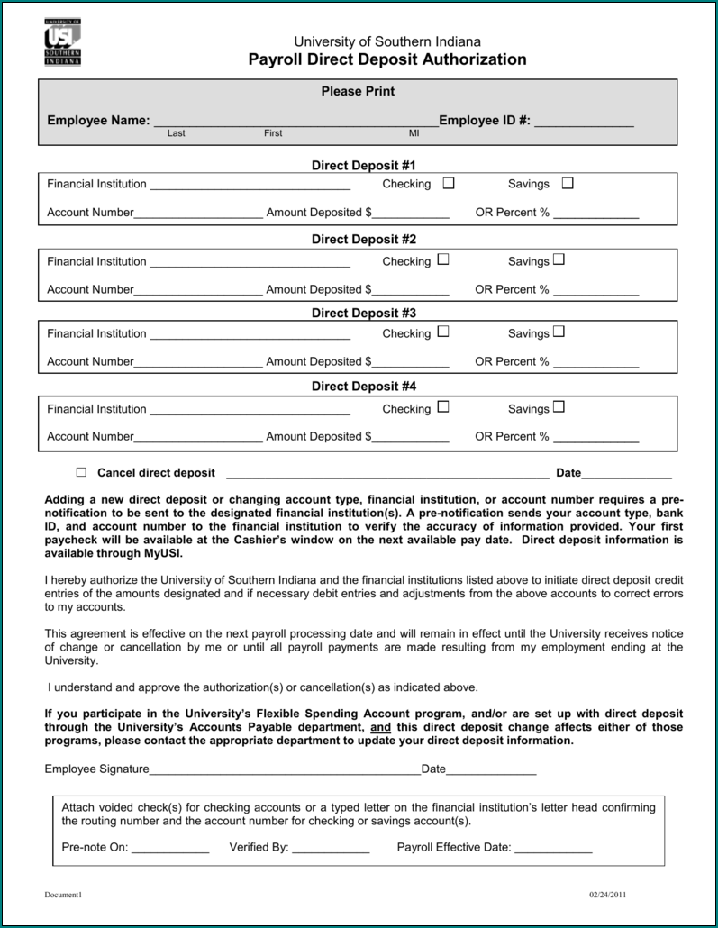 Example of Bank Letter For Direct Deposit