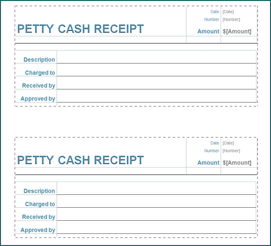 Example of Cash Receipt Template