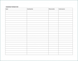 Example of Company Phone Directory Template