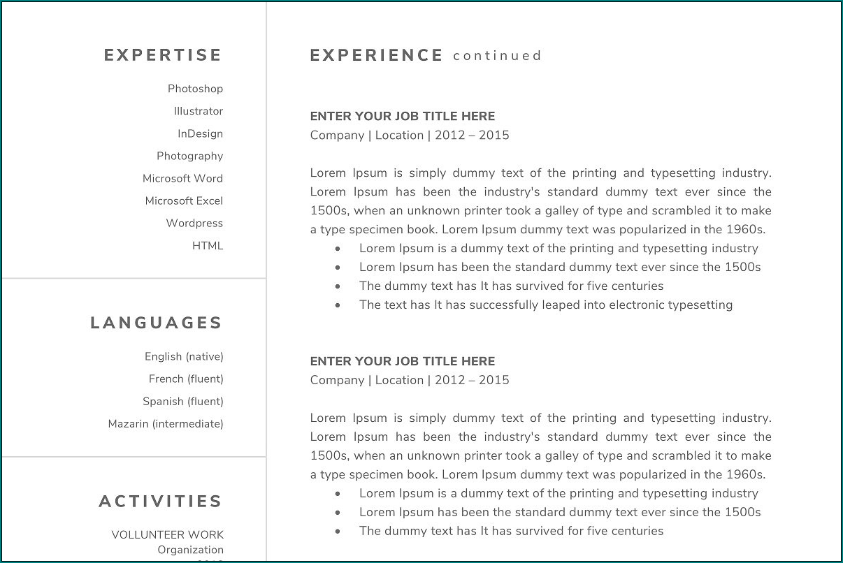 Example of Cover Letter For Cv