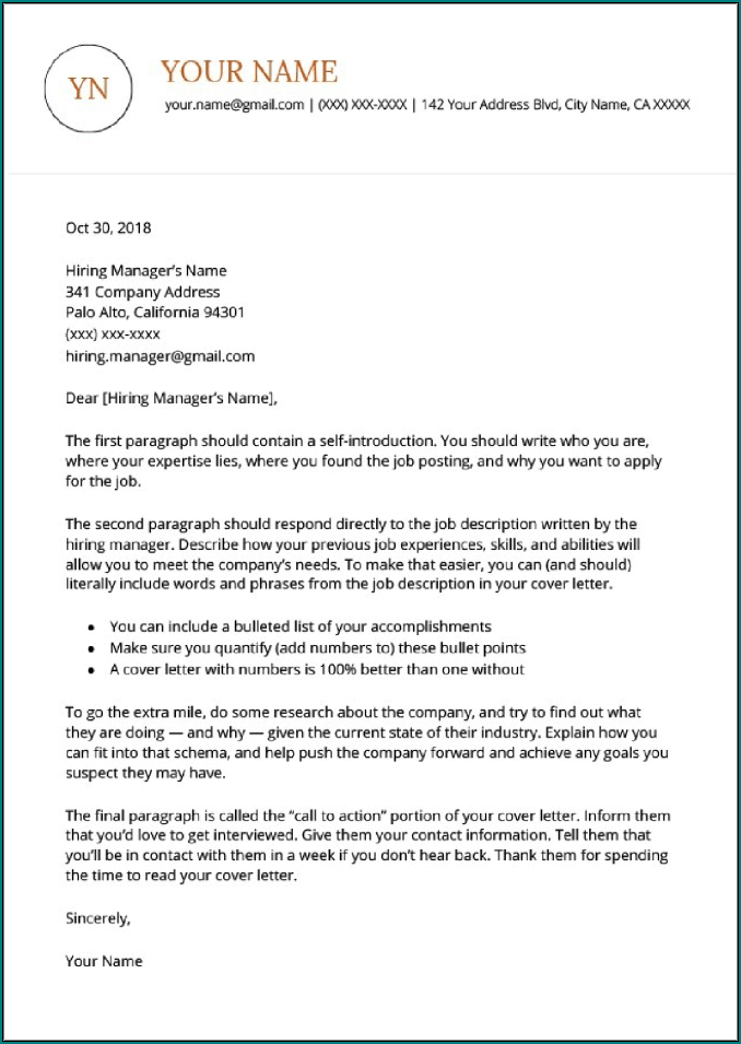 Example of Motivation Letter