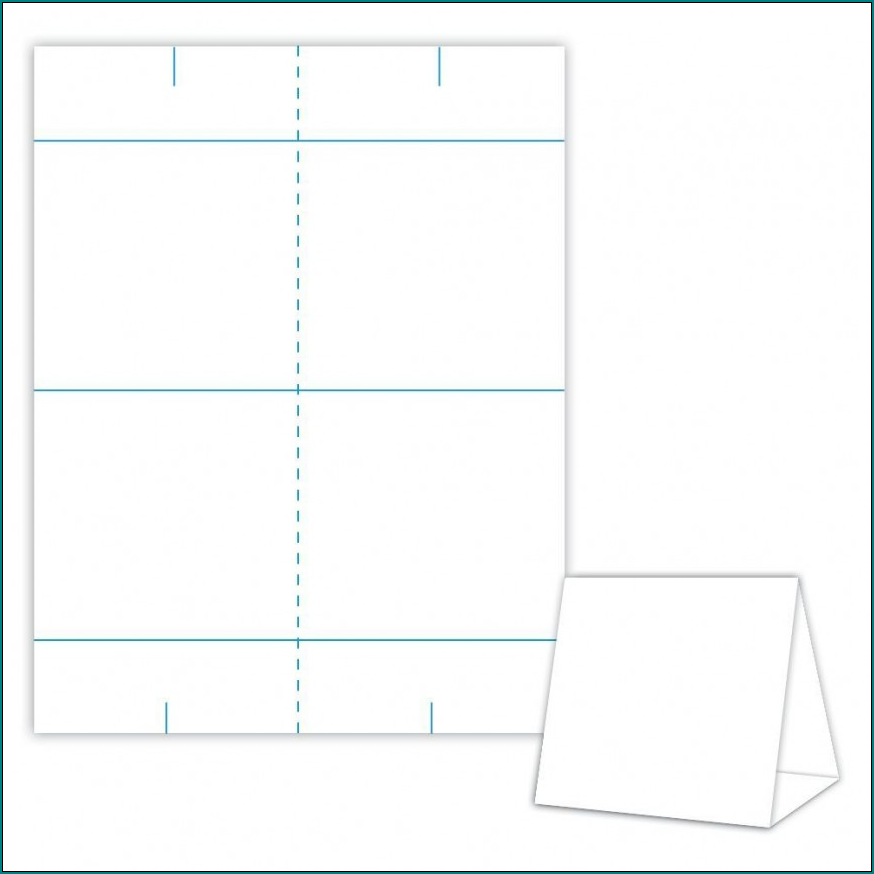 Example of Name Tent Template