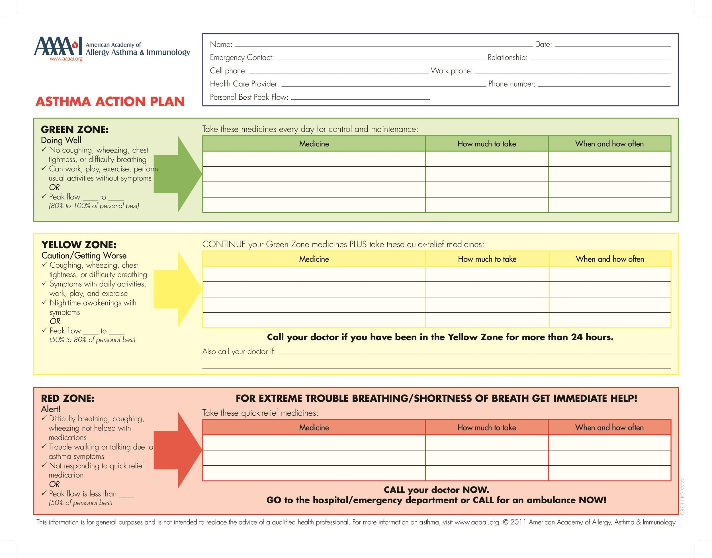 Example of Printable Action Planning Template Example of Printable Action Planning Template