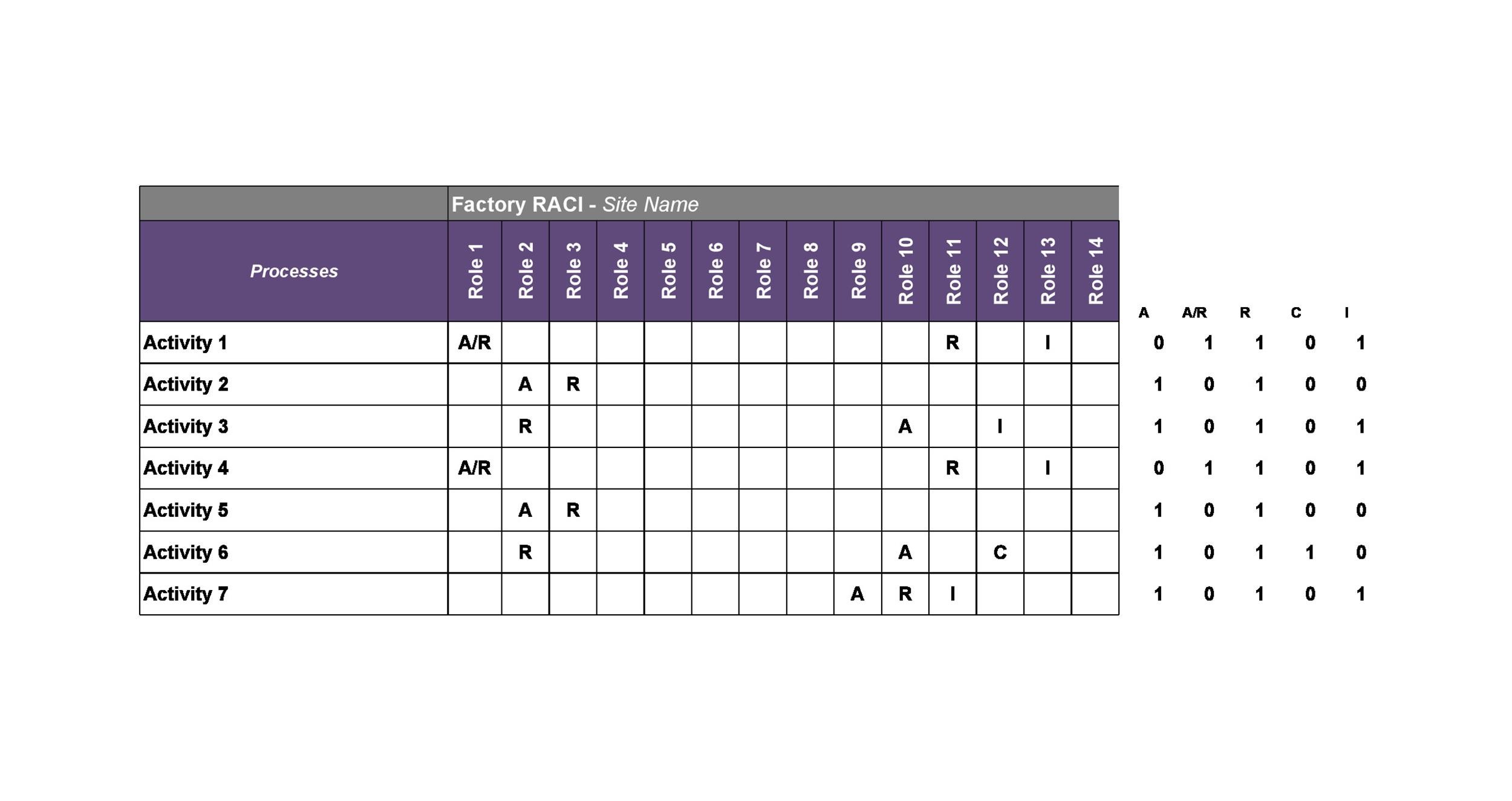Example of Printable Raci Chart Template Excel Example of Printable Raci Chart Template Excel