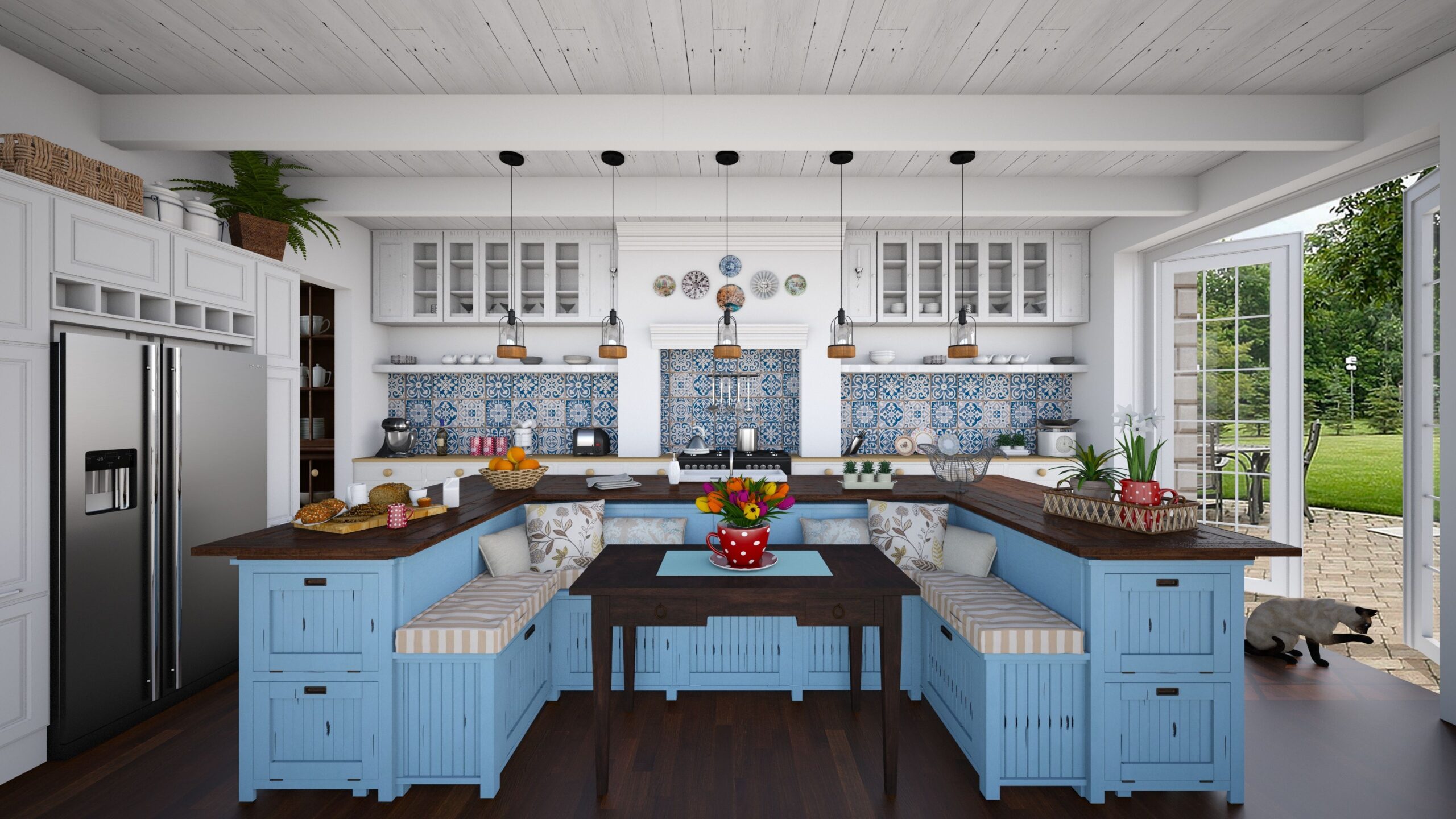 Example of Small Family Kitchen Design Planning Template Example of Small Family Kitchen Design Planning Template