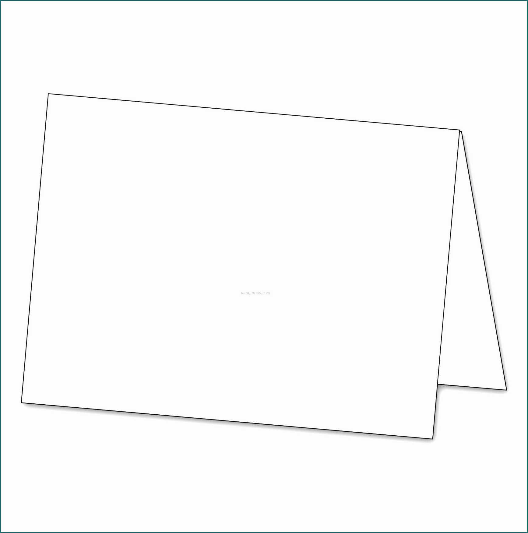 Example of Tent Card Template Word