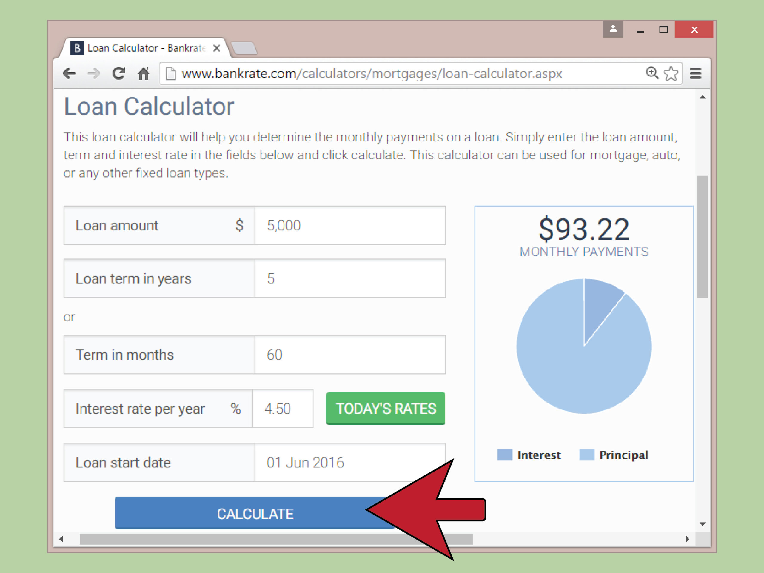 Example of Vehicle Mortgage Payment Calculator Template Example of Vehicle Mortgage Payment Calculator Template