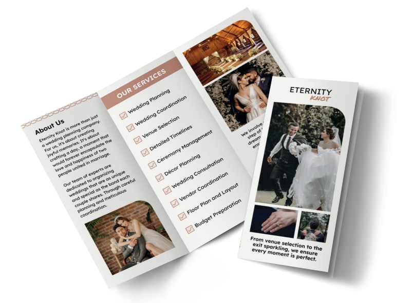 Example of Wedding Party Brochure Template Example of Wedding Party Brochure Template