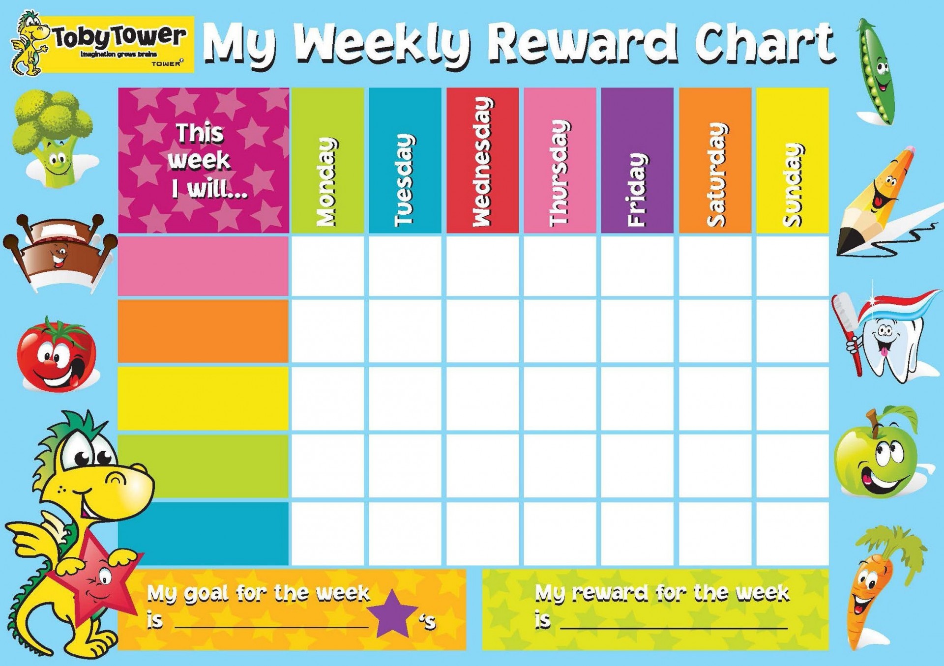 Example of Weekly Behavior Chart Template Example of Weekly Behavior Chart Template