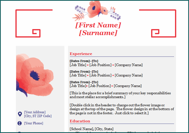 Executive Resume Template
