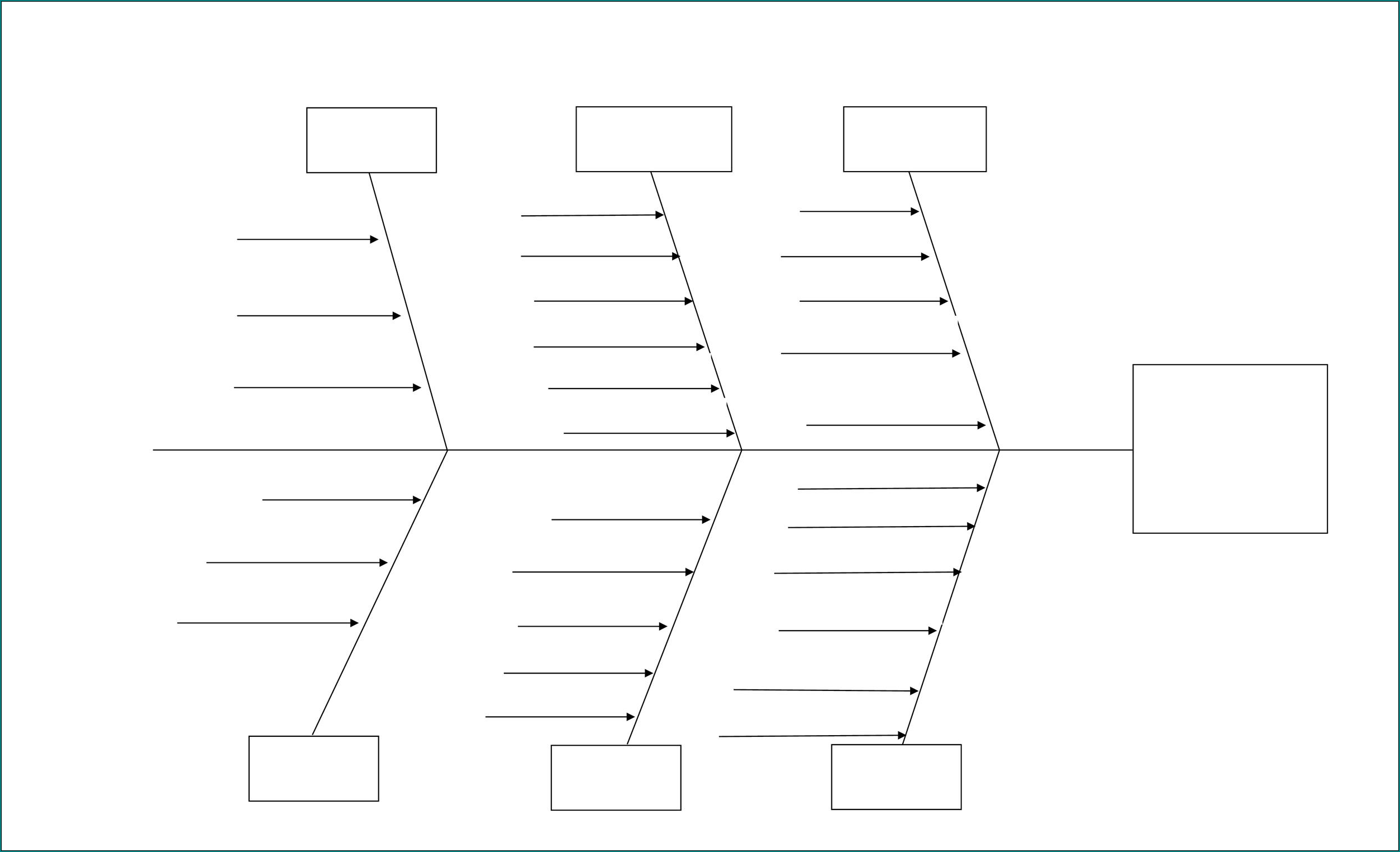 Fishbone Diagram Template Excel Example