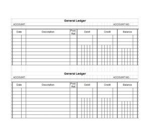 General Ledger Template