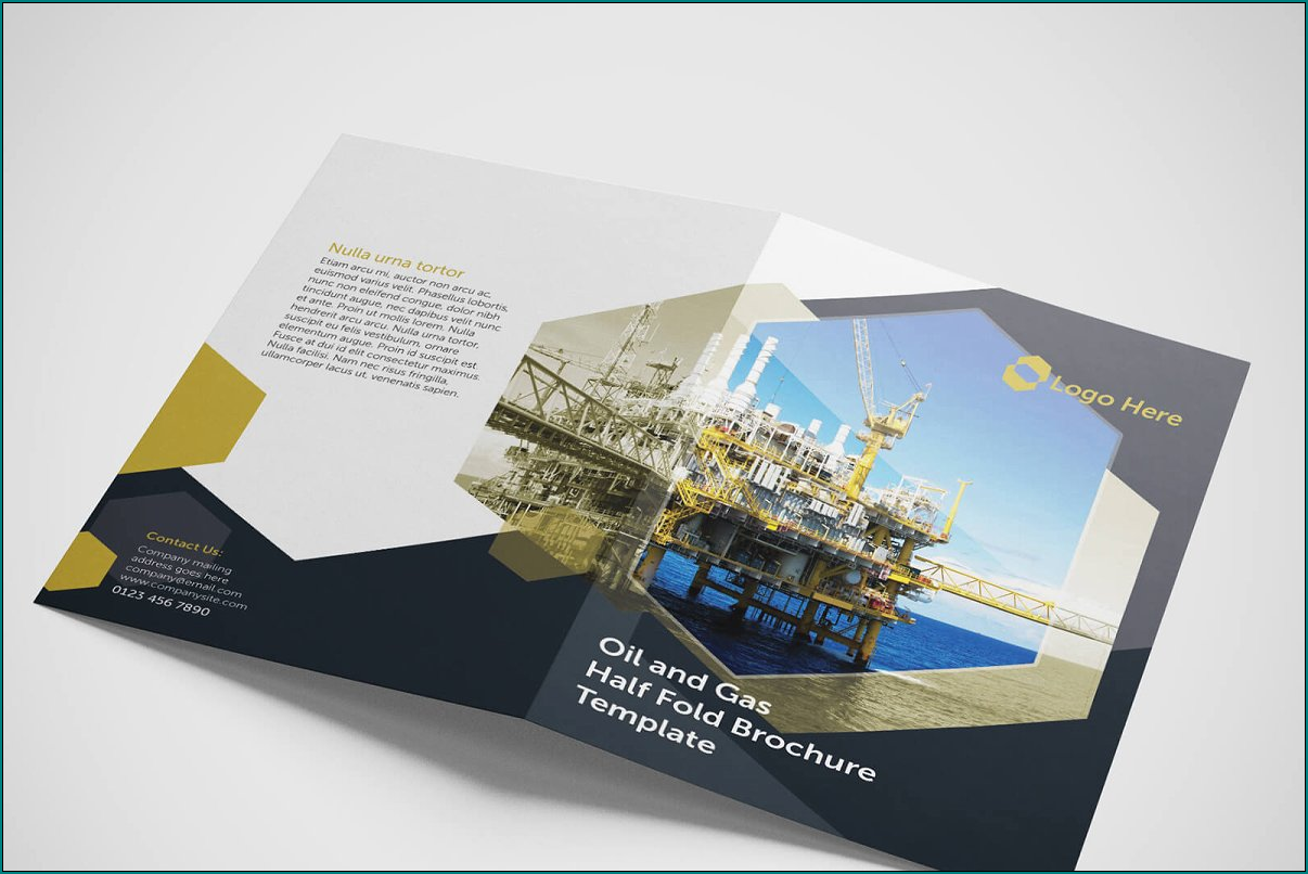 Half Fold Brochure Template Example