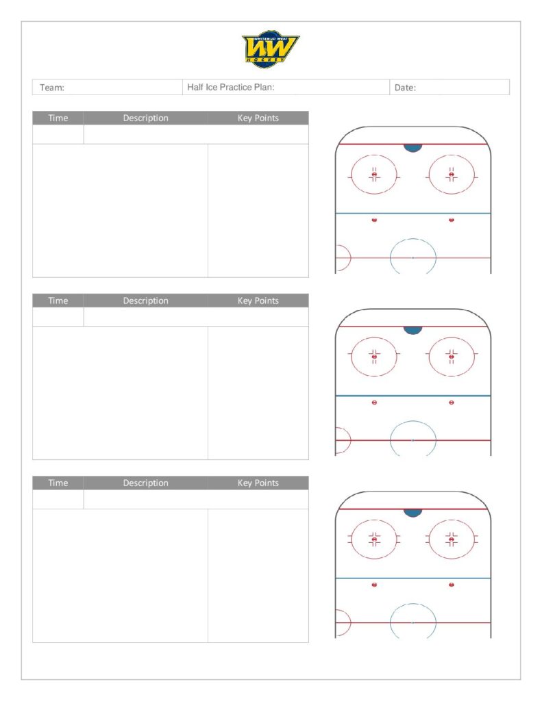 Hockey Practice Planner Template Example Hockey Practice Planner Template Example
