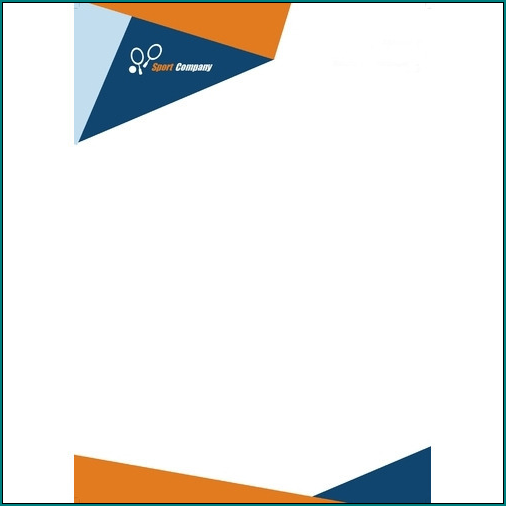 Letterhead Template Example