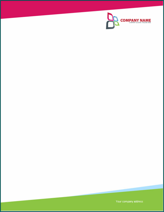 Letterhead Template Word