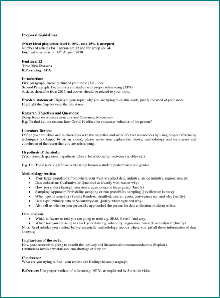 Literature Review Introduction Sample