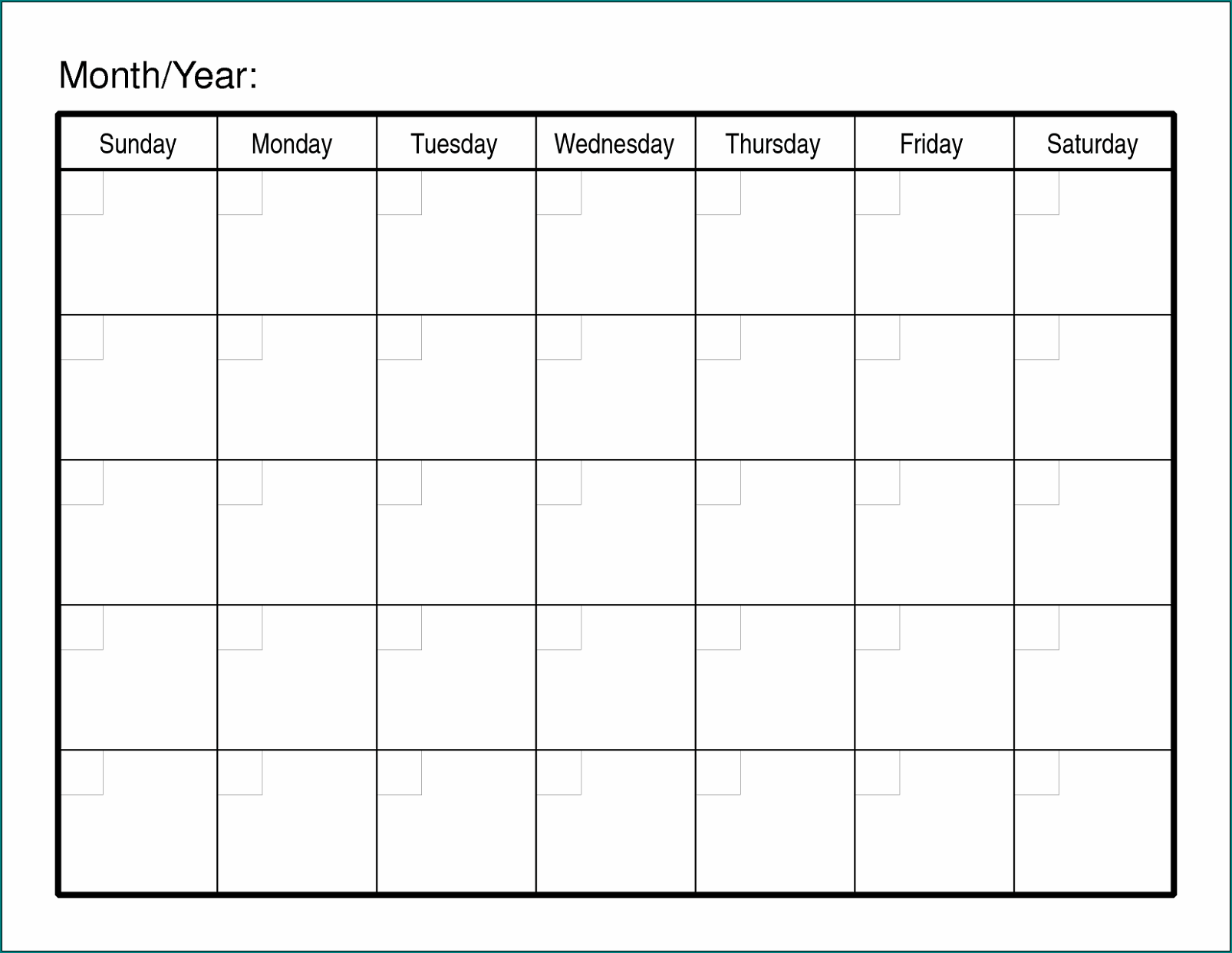 Monthly Employee Schedule Template Sample