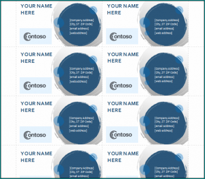 Name Card Template