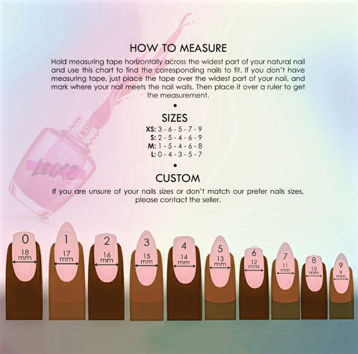 Press On Nail Sizing Chart Template Sample Press On Nail Sizing Chart Template Sample