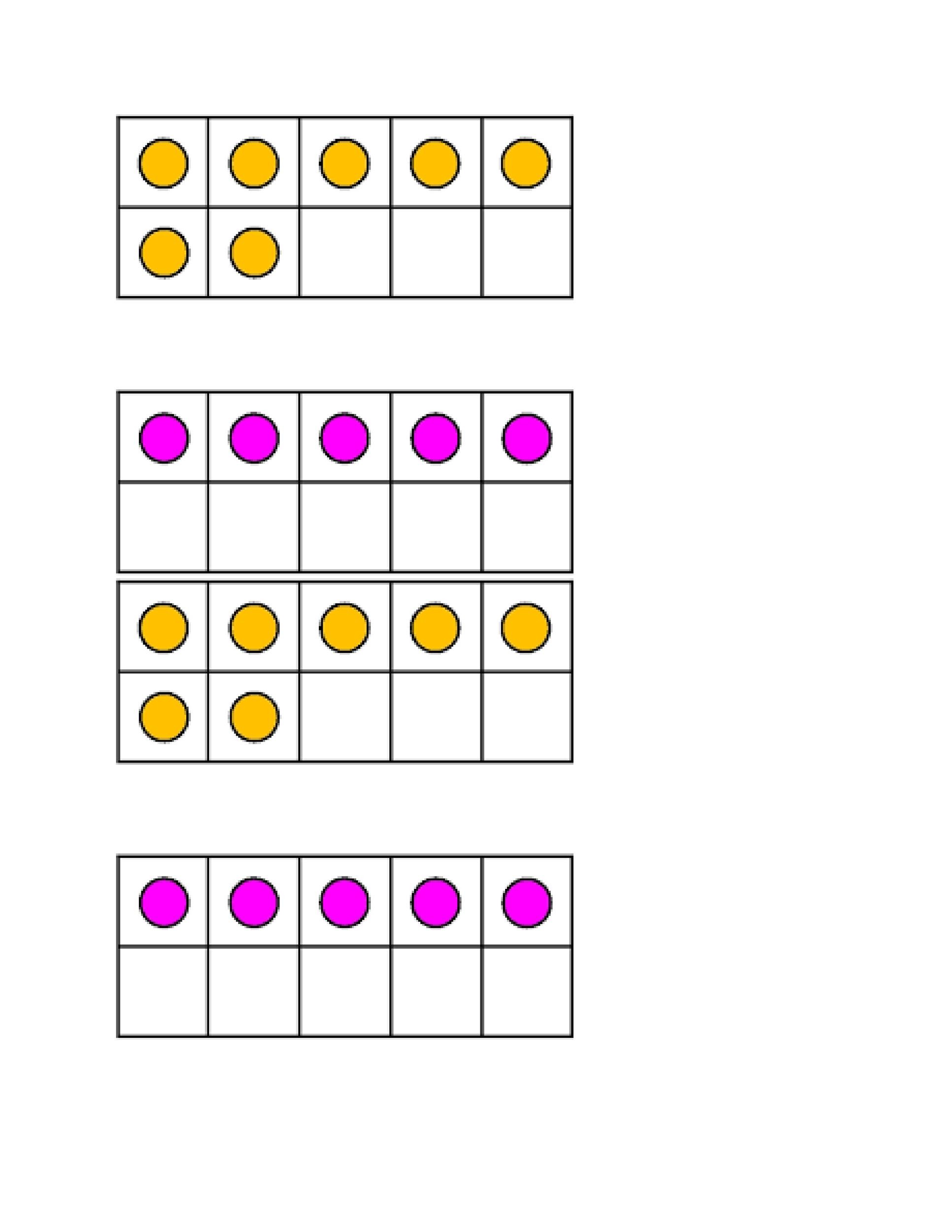 Printable Ten Frame Template Example Printable Ten Frame Template Example
