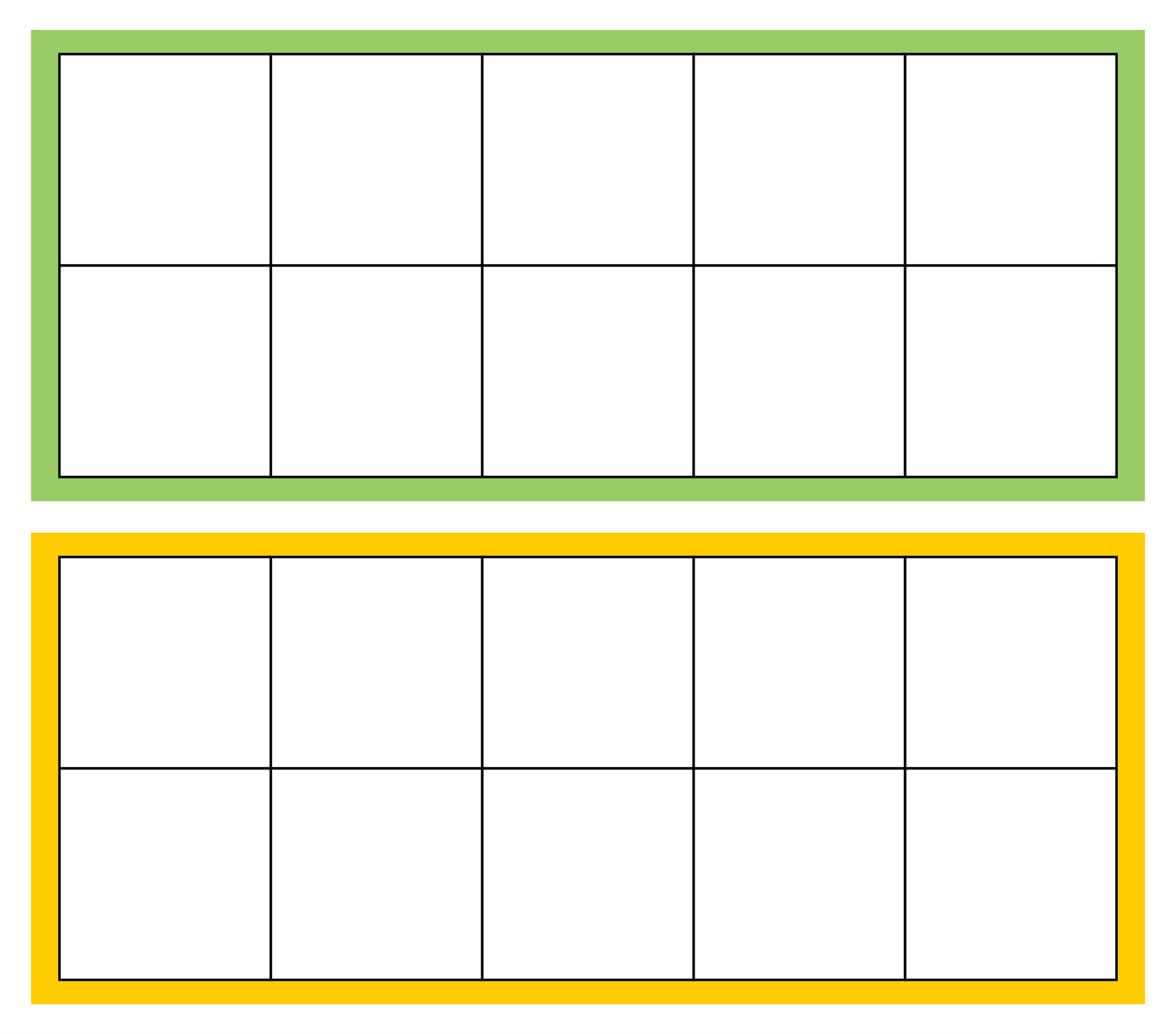 Printable Ten Frame Template Printable Ten Frame Template