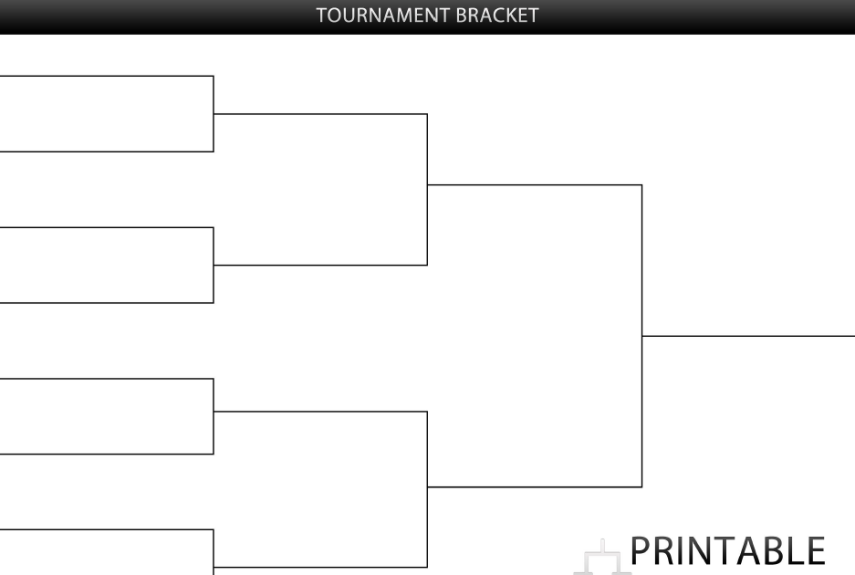 Printable Tournament Chart Template Example Printable Tournament Chart Template Example
