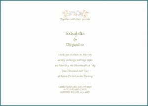Rustic Wedding Invitation Template