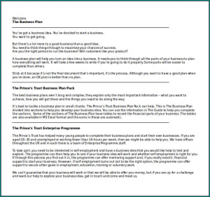 Sample of Best Business Plan Template