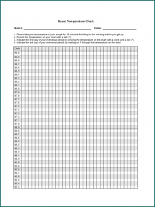 Sample of Body Temperature Tracker Template