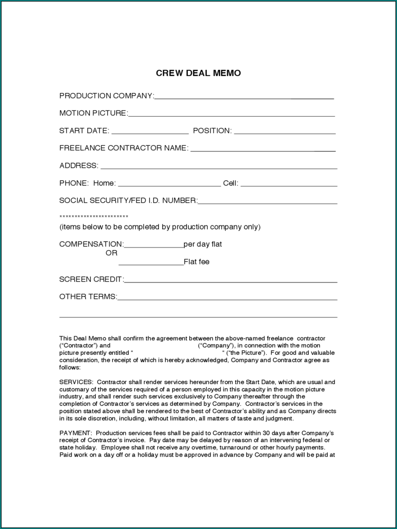 Sample of Business Memo