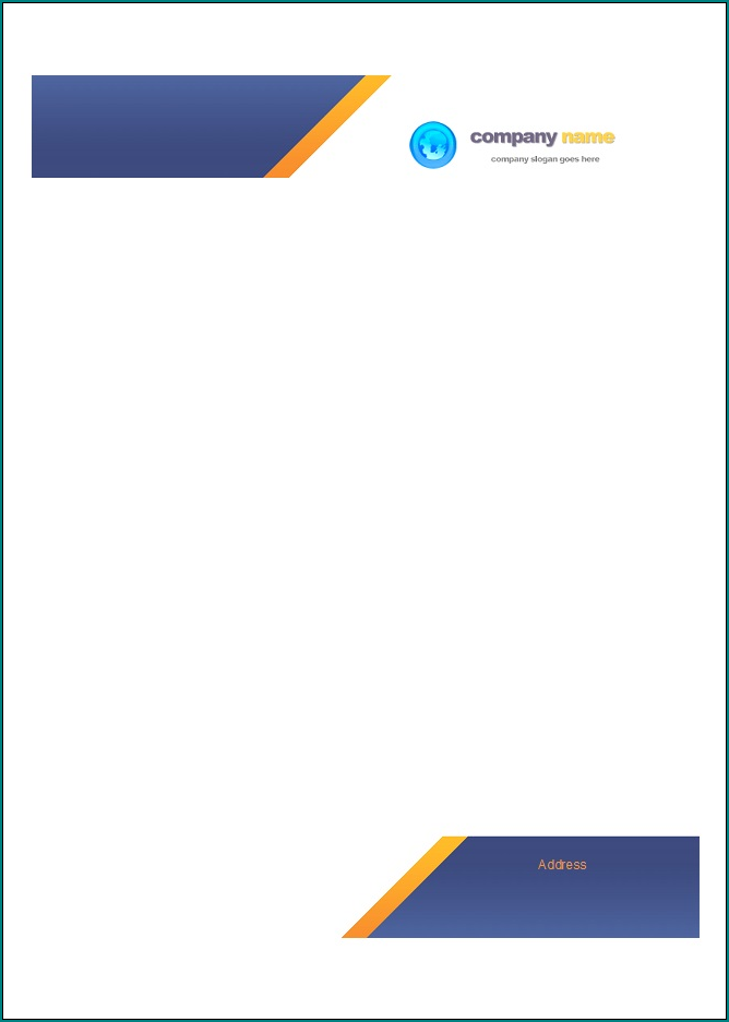 Sample of Letterhead Template