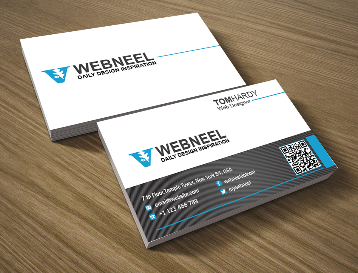 Sample of Printable Simple Business Cards Template Sample of Printable Simple Business Cards Template