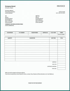 Sample of Sales Receipt Template