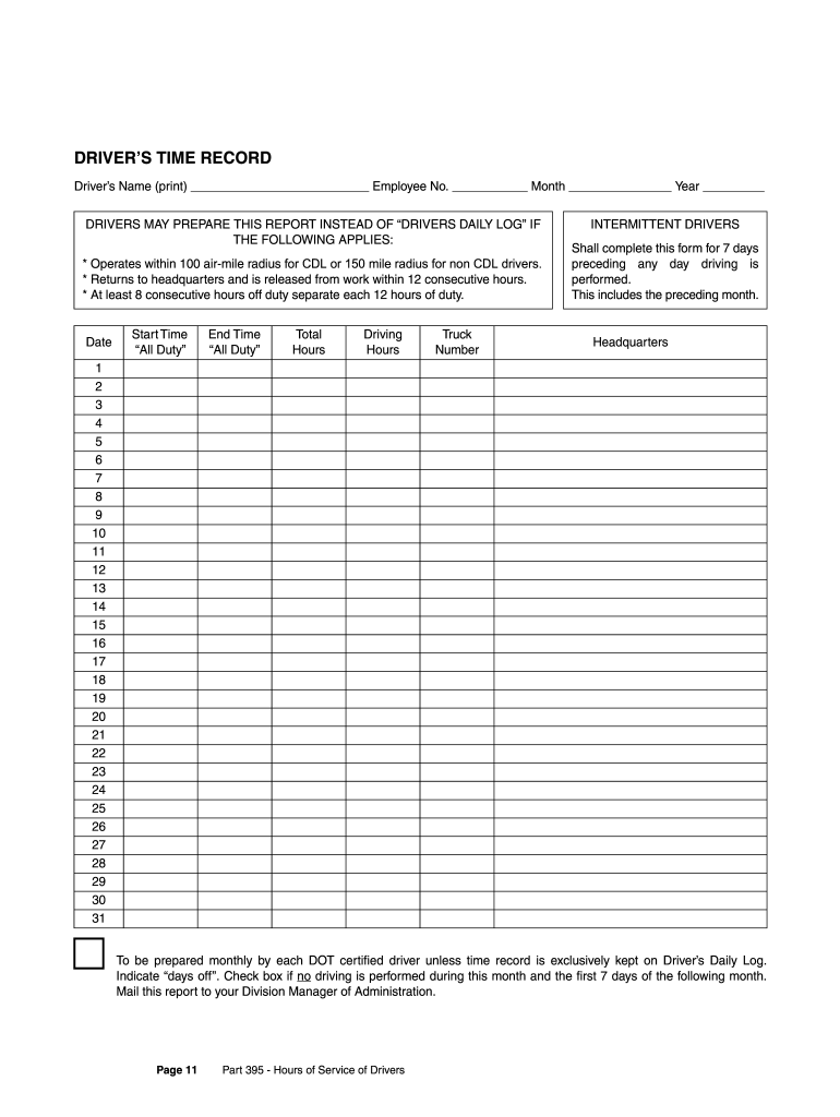 Sample of Transportation Log Template Sample of Transportation Log Template
