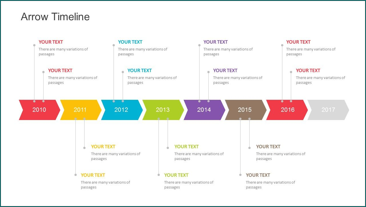 Simple Timeline Template Sample