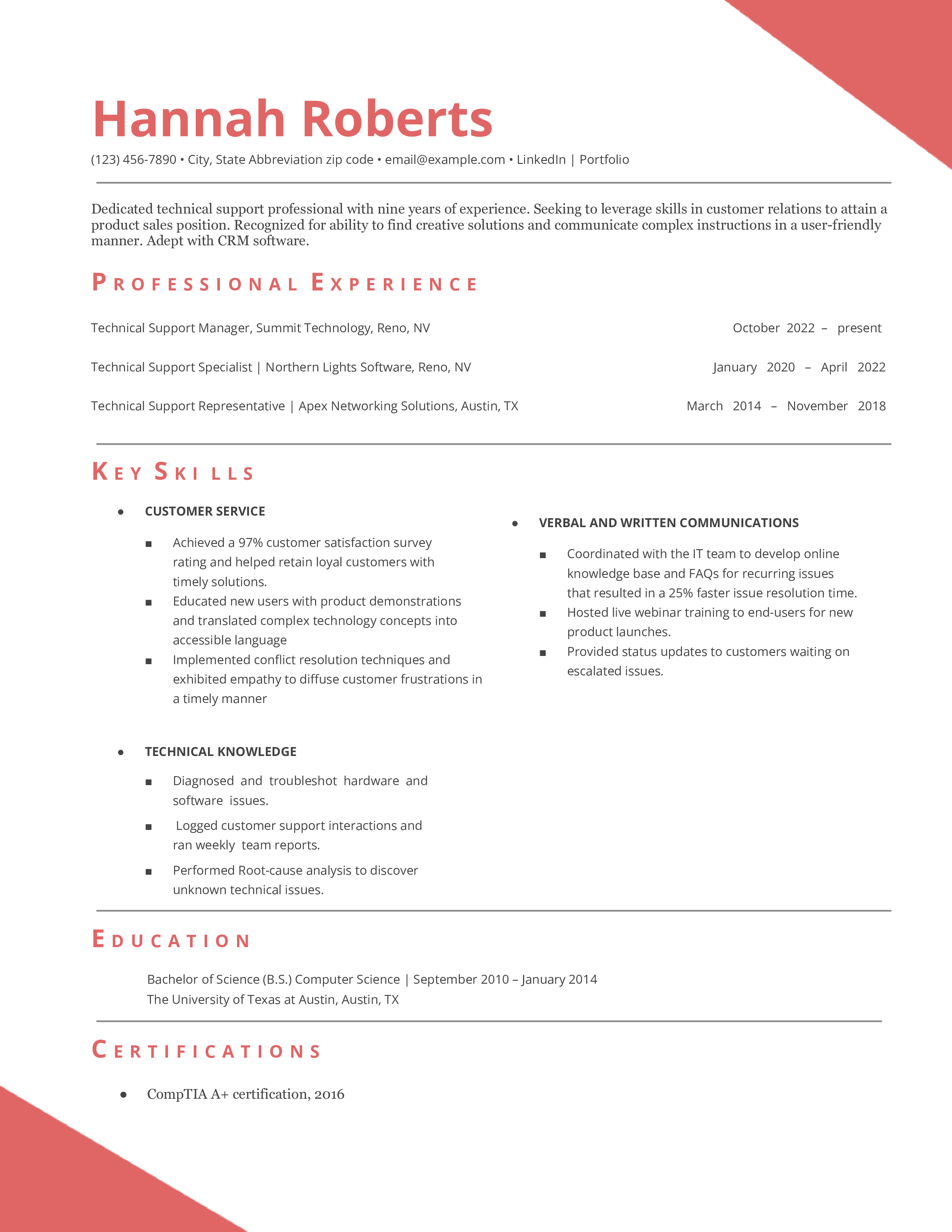 Skill Based Resume Template Sample Skill Based Resume Template Sample
