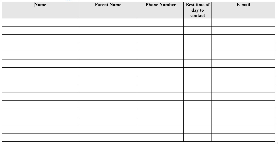 Teacher Attendance Sheet Template Teacher Attendance Sheet Template