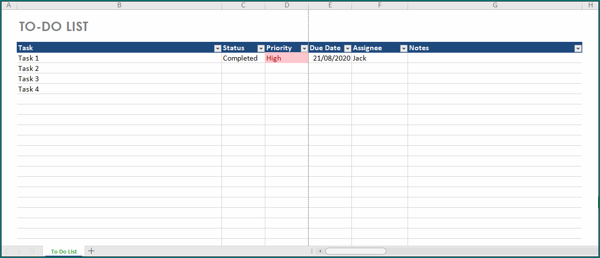To Do List Template