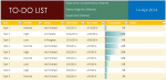 To do List With Percentage Completion Sample To do List With Percentage Completion Sample