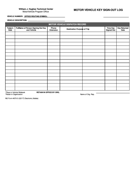 Vehicle Sign out Sheet Template Example Vehicle Sign out Sheet Template Example